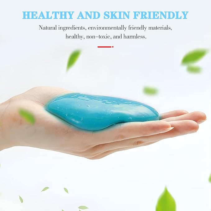 Cleaning Gel for Car, Universal Vehicle Interior Detailing Cleaning Putty Gel, Detail Cleaner Tools for Keyboard Vent PC Laptop Camera, Automotive Duster Remover Cleaner Accessories (Blue)