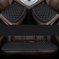 Premium Car Seat Cushion for BMW X1/X2/X3/X4/X5/X6/X7/X8/Z4, Sciatica and Back Pain Relief for Long Drives, Breathable Washable Car Decor Cover,A Black-3 Three-Piece Suit