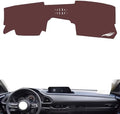 Leather Dashboard Cover Compatible with Mazda CX-30（NO HUD），Dash Cover, Non-Slip Dash Cover, Dash mat Dashboard Cover, Interior Dash Covers