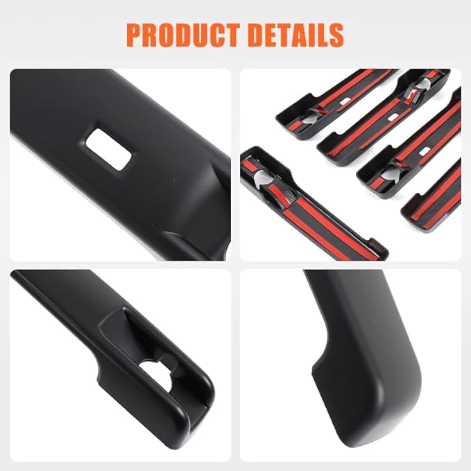 Tumukiw Car Exterior Door Handle Cover Compatible with Mercedes Benz G Class W464 2025+, Car Door Handle Protector Covers Trim with Keyless-Go Anti-Scratch Decoration Accessories (Matte Black)