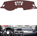 Leather Dashboard Cover Compatible with BMW X1（NO HUD、Speaker） 2016-2022，Dash Cover, Non-Slip Dash Cover, Dash mat Dashboard Cover, Interior Dash Covers