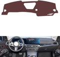Leather Dashboard Cover Compatible with BMW New 4 Series (NO HUD 23-2024，Dash Cover, Non-Slip Dash Cover, Dash mat Dashboard Cover, Interior Dash Covers