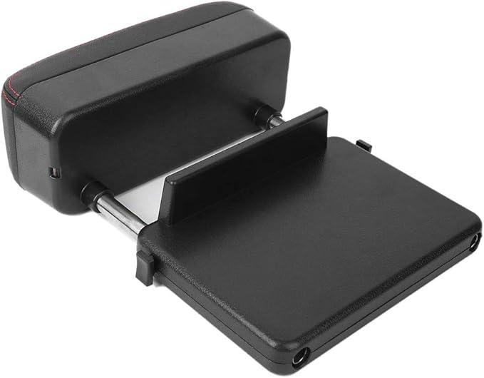 Car Armrest Storage Box, Universal Car Center Console Arm Rest Cushion with Adjustable Height, Car Seat Gap Filler Organizer, Car Armrest Support Elbow Pad for Most Car Models
