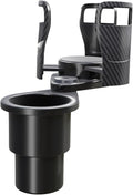 Adjustable Expandable Cup Holder for car Most Cars Trucks SUVs.-Car Cup Holder Expander fit cola Coffee Cups,2 in 1 cupholder Expander Compatible with Big Paper Bucket. (BJ-2380)