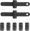 Bulletpoint Cable Organizer Kit - 7 Pack Rubber Cable Mangement with Self Adhesive for Securing Charging Wire/USB Cord/Power Cord in Car