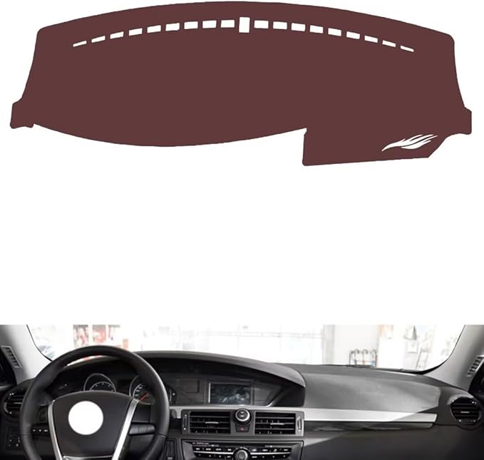 Leather Dashboard Cover Compatible with MG MG6 2010-2015，Dash Cover, Non-Slip Dash Cover, Dash mat Dashboard Cover, Interior Dash Covers
