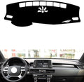 leather dashboard cover Compatible with KIA KX7，dash cover（black）