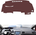 Leather Dashboard Cover Compatible with Honda Civic 2004-2009，Dash Cover, Non-Slip Dash Cover, Dash mat Dashboard Cover, Interior Dash Covers