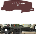 Leather Dashboard Cover Compatible with Ford Mondeo (Speakers) 2013-2020，Dash Cover, Non-Slip Dash Cover, Dash mat Dashboard Cover, Interior Dash Covers