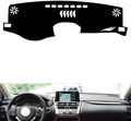 leather dashboard cover Compatible with LEX NX (NO HUD 2014-2020，dash cover（black）