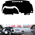 leather dashboard cover Compatible with HONDA ciimo，dash cover（black）