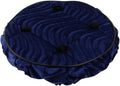 OG Lowrider Classic Bike Cruiser Bicycle Steering Wheel Cover Velour Swirl | Fits 8” Steering Wheels | Multiple Color Options | Lowrider Accessory (Blue)