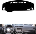 leather dashboard cover Compatible with Mitsubishi ASX 2020，dash cover（black）
