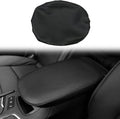 BOYOUS Car Armrest Cover Waterproof Center Console Pad Covers Scratch Resistance Leather Protector Interior Decoration Accessories Fit for Cadillac XT5 2016-2025 XT6 2020-2025（Black Stitches）
