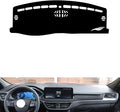 Leather Dashboard Cover Compatible with Ford Escape（NO HUD,Speakers 2020-2025，Dash Cover（Black）