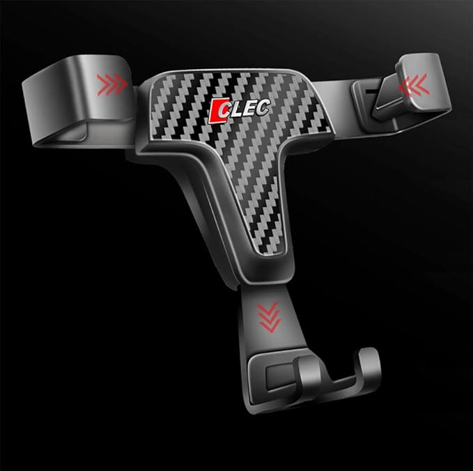 BEERTE Car Mount for Honda Civic 2016-2021 Adjustable Air Vent Gravity Phone Holder,Car Dashboard Cell Phone Mount,Carbon Fiber Pattern Phone Mount fit for All Smartphone