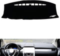 leather dashboard cover Compatible with FORD Edge (no speakers 2011-2012，dash cover（black）