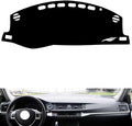 leather dashboard cover Compatible with LEX CT200 non-navigation，dash cover（black）