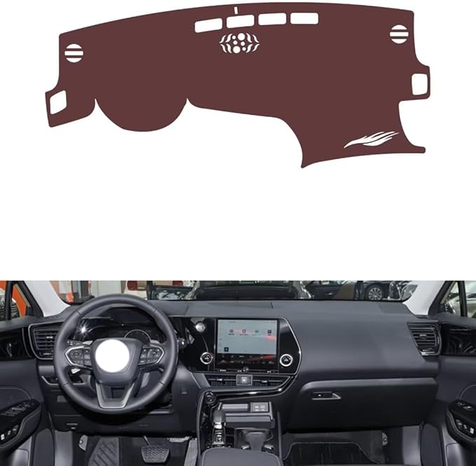 Leather Dashboard Cover Compatible with LEX NX (NO HUD 2022-2024，Dash Cover, Non-Slip Dash Cover, Dash mat Dashboard Cover, Interior Dash Covers