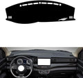 leather dashboard cover Compatible with Mitshubishi Ertiga 2019，dash cover（black）