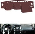 Leather Dashboard Cover Compatible with Toyota Prado（no Speakers） 2010-2016，Dash Cover, Non-Slip Dash Cover, Dash mat Dashboard Cover, Interior Dash Covers