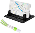 FineGood Phone Holder for Car with Air Vent Brush, Universal Silicone Car Cellphone Mount Antislip Vehicle Mobile Phone GPS Mounting Mat