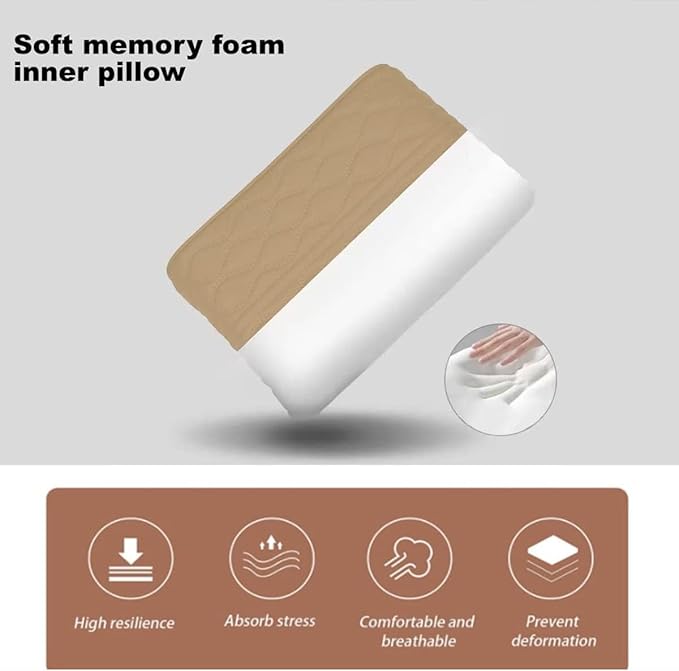 BODLYL Car Center Console Cover, Memory Foam Car Armrest Cushion, Beige Auto Arm Rest Pad, Leather Arm Rest Covering Car, Hand Rest Pillow for SUV/Truck/Vehicle (Beige)