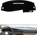 leather dashboard cover Compatible with VW Lao Passat 2005-2007，dash cover（black）