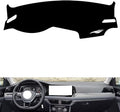 leather dashboard cover Compatible with VW Sagitar 2019-2022，dash cover（black）