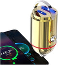 USB Car Charger Adapter Fast Charging PD45W+QC3.0 Dual Port Cigarette Lighter Charger for iPhone 16/15/14/13/12/11/Pro Max, iPad, Samsung Galaxy S25 S24/S23/S22/S21, Pixel, Android -Golden