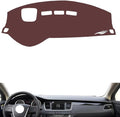 Leather Dashboard Cover Compatible with Peugeot 508（HUD、No Speaker），Dash Cover, Non-Slip Dash Cover, Dash mat Dashboard Cover, Interior Dash Covers