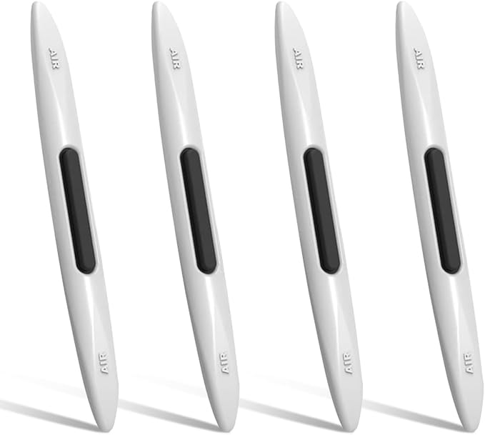 4PCS Car Door Edge Guards Car Side Door Protector, Rearview Anti-Collision Bumper Trim Guard Sticker, Auto Body Self Adhesive Anti-Scratch Strips for SUV Pickup Truck (White)