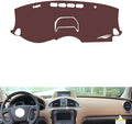Leather Dashboard Cover Compatible with Buick Enclave（Navigation） 2014，Dash Cover, Non-Slip Dash Cover, Dash mat Dashboard Cover, Interior Dash Covers
