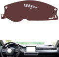 Leather Dashboard Cover Compatible with Citroen C5 2017-2019，Dash Cover, Non-Slip Dash Cover, Dash mat Dashboard Cover, Interior Dash Covers