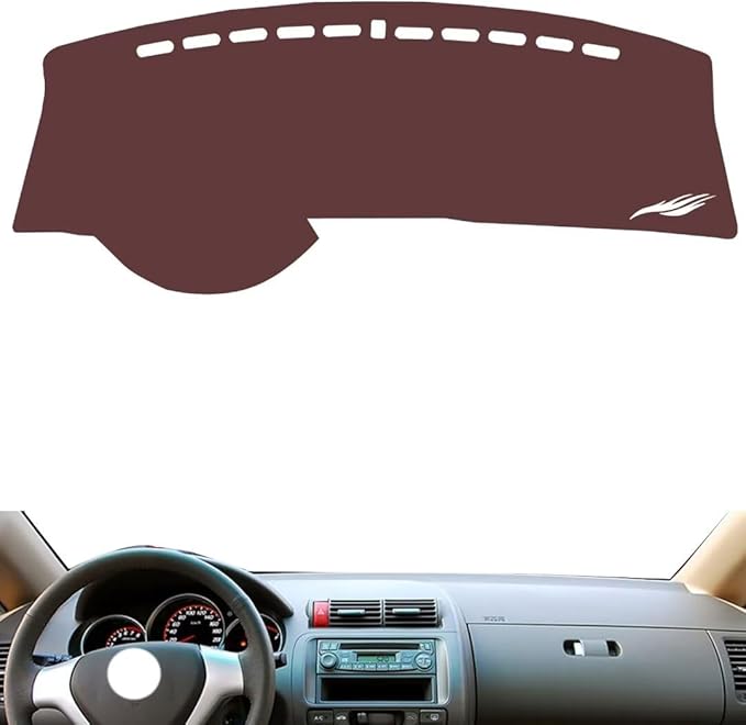 Leather Dashboard Cover Compatible with Honda City S1，Dash Cover, Non-Slip Dash Cover, Dash mat Dashboard Cover, Interior Dash Covers