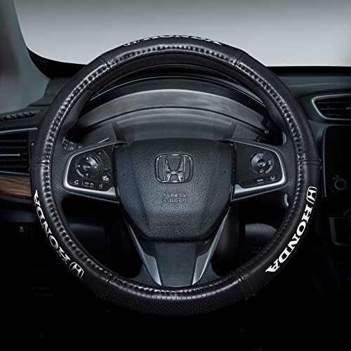 Plasticolor 006732I01 Elite Series Speed Grip 'Honda' Steering Wheel Cover , black