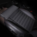 Leather Car Seat Extender Cushion,Car Leg Extender Leg Support Pillow Universal Car Seat Leg Pad,Comfortable Leg Rest Extended Cushion Mat for Car Bus Train Home Office (Black)