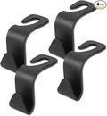 4PCS Car Seat Headrest Hooks, Auto Back Seat Hanger Holder, Durable Stylish Vehicle Organizer Universal Car Interior Accessories, Storage Hooks for Purses, Bags, Clothes, Hats