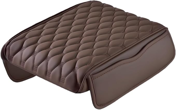 Civenhhd Car Armrest Pad, Universal Armrest Cushion Pad, Leather Armrest Box Pad