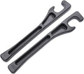 Car Seat Gap Filler Organizer - Stop Things from Dropping - Soft Universal Fit Fill The Gap Between Seat & Console - Perfect for Cars & SUVs | Truck | Universal Fit, Black 2 Pack