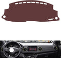 Leather Dashboard Cover Compatible with Honda XRV 2015-2022，Dash Cover, Non-Slip Dash Cover, Dash mat Dashboard Cover, Interior Dash Covers