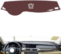 Leather Dashboard Cover Compatible with BMW 7 Series（NO HUD） 2009-2014,Dash Board Cover mat Anti-Slip Sun-Proof and dust-Proof(Brown)