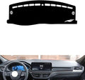 Leather Dashboard Cover Compatible with Ford Escape（NO HUD,no Speakers 2020-2025，Dash Cover（Black）