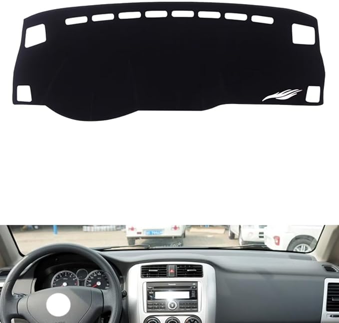 leather dashboard cover Compatible with Suzuki Liana A6（no clock），dash cover（black）