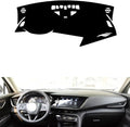 leather dashboard cover Compatible with Buick Envision PLUS (No warning light，dash cover（black）