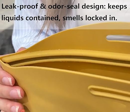 Car Silicone Hanging Trash Bag with Hook - 10.3x8.3in Leak-Proof Organizer Easy Clean, Waterproof Garbage Storage Bag, Multipurpose Trash Bin for Car (Black)