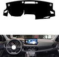 leather dashboard cover Compatible with Nissan NEW X-Trail（NO HUD） 2021-2023，dash cover（black）