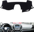 leather dashboard cover Compatible with MG MG5 2012-2014，dash cover（black）