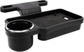 Car Cup Holder Tray, Detachable Eating Organizer Backseat Car Tray, Car Back Seat Organizer Foldable Desing, Automotive Accessories for Most Vehicles
