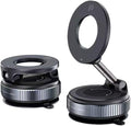 Upgraded Vacuum Magnetic Car Phone Holder 360° Reinforced 96LBS Ultra Suction Cup Phone Mount for MagSafe Cell Phone Holders for Your Car/Mirror Mount for iPhone & Android